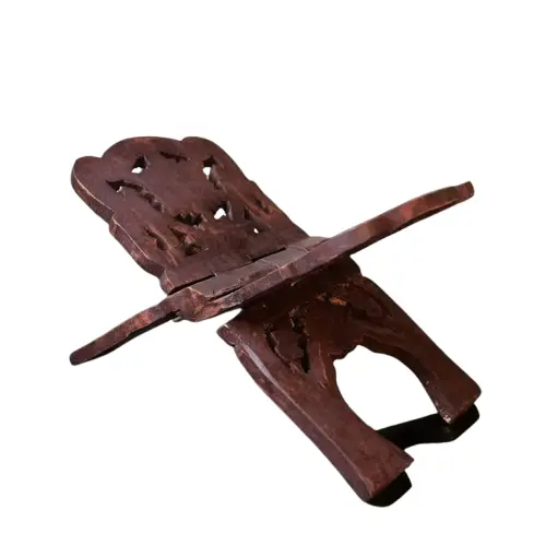 Wooden Quran Stand | Wooden Geeta Book Stand | Wooden Ramayana Stand | Foldable Wooden Rehal | Handmade Holy Book Stand