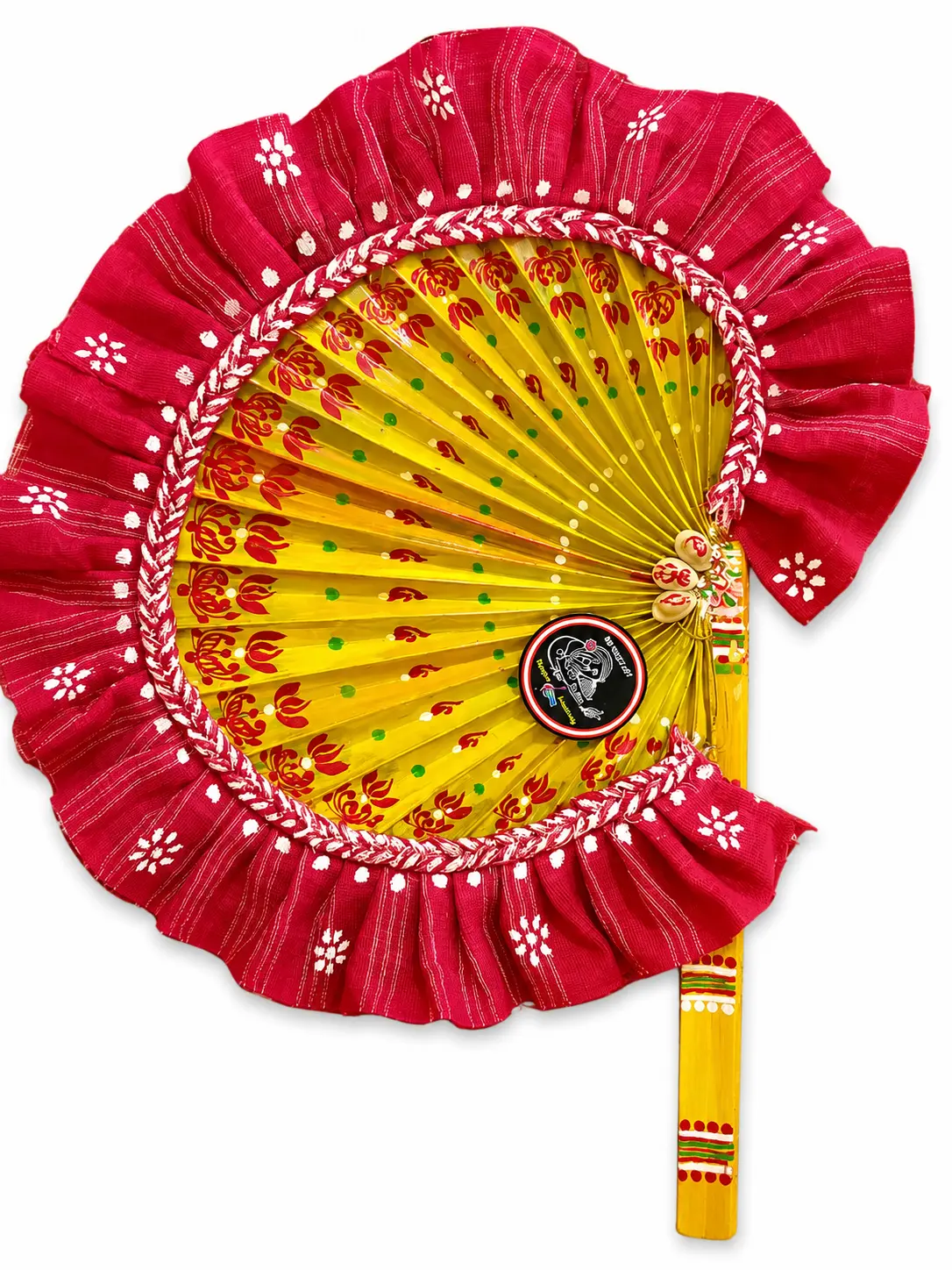 Bengal hand made fan | hand printed fan for home | summer hand made fan  | multi design hand made fan for summer