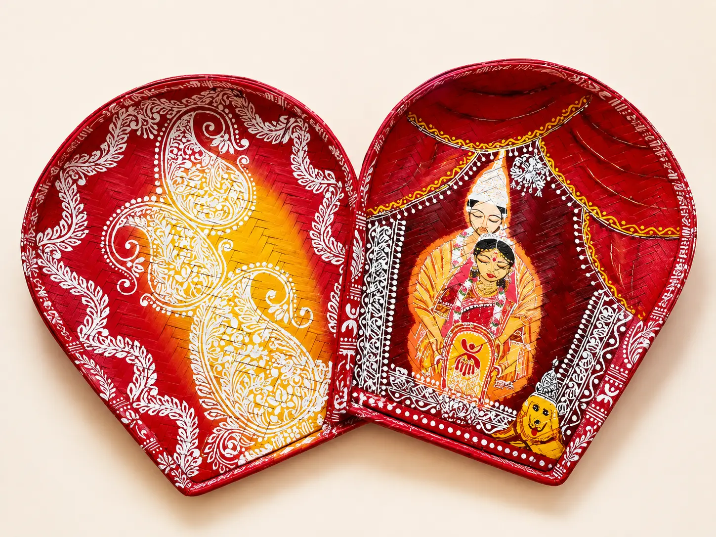 Biyer Kulo | Bengali Wedding Kulo | Bamboo Wedding Kulo | decorative wedding kulo for haldi and Bengali ceremony | 