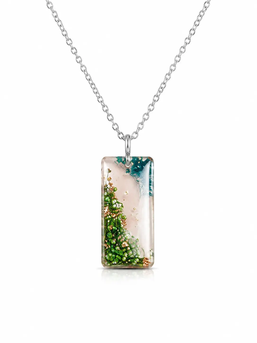 Handmade Resin Jewelry I Handcrafted Resin Pendant Unique Resin Jewelry Gift for Her I Resin Craft