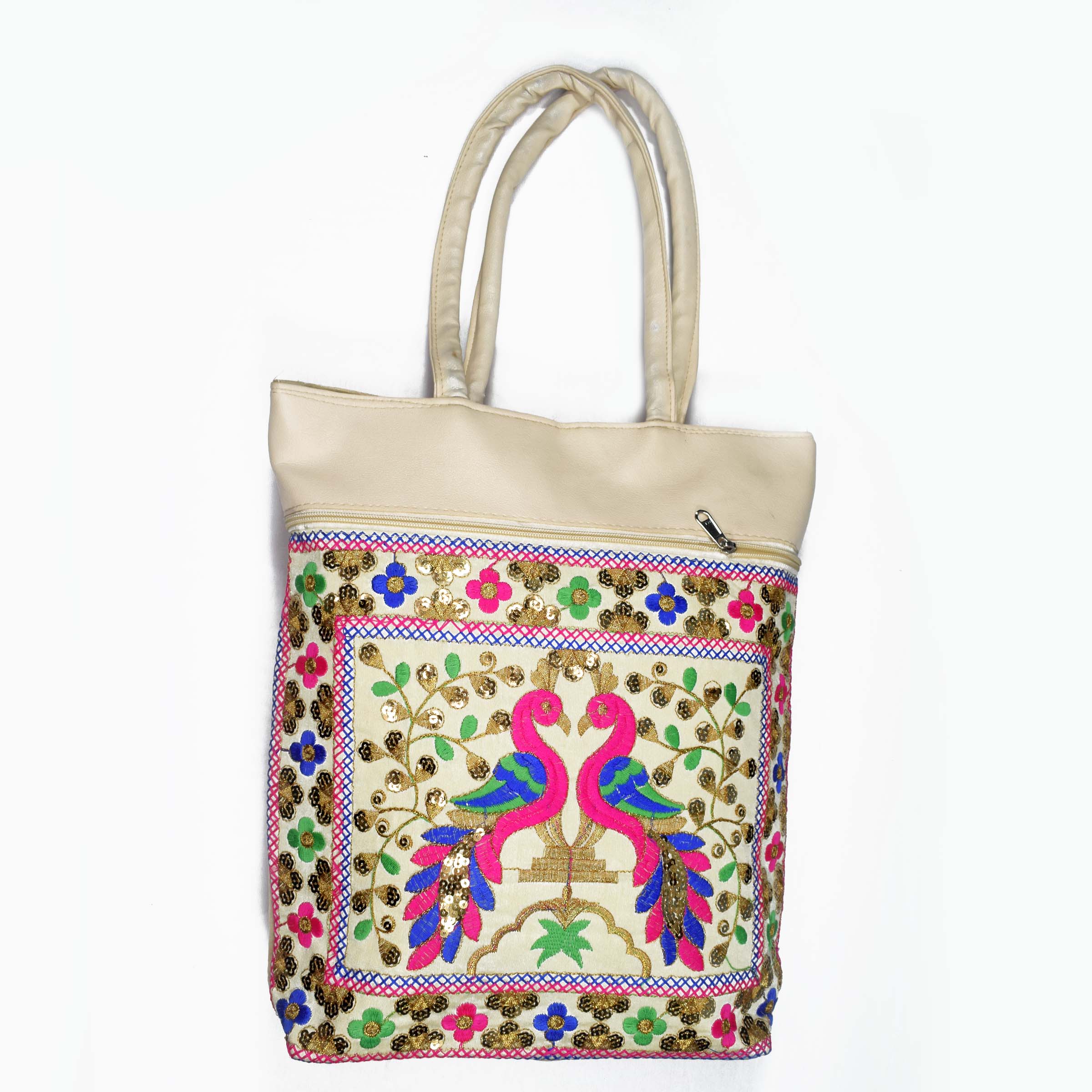 Party Jaipuri Multicolor Clutch – BAGS BAZAAR