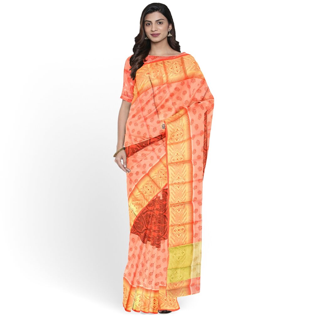 An Elegant Timeless Saree for Celebrations