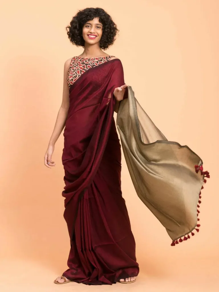 A Timeless Saree Style for Modern Glamour