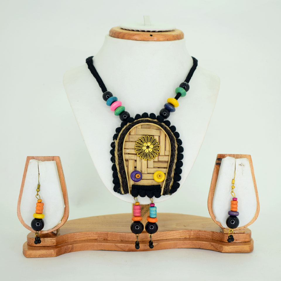 Handicraft Jewellery for Women: Wooden Bamboo Crafted