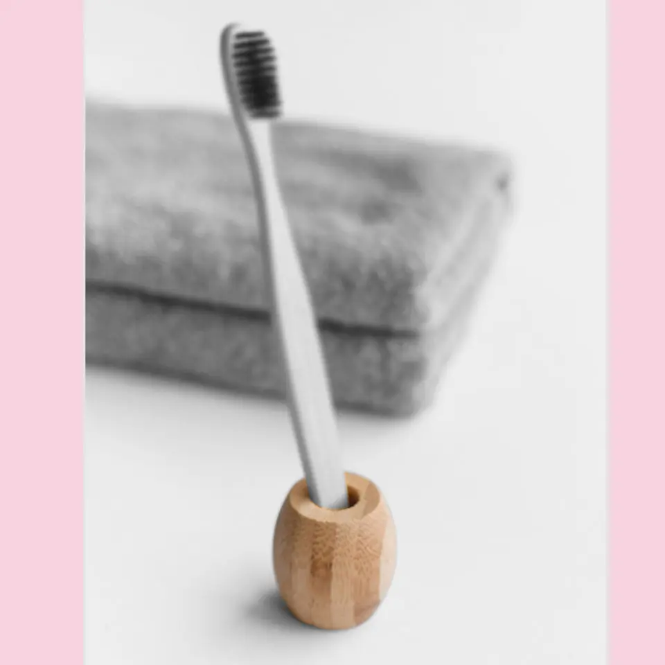 Bamboo Brush with Stand and Travel Box