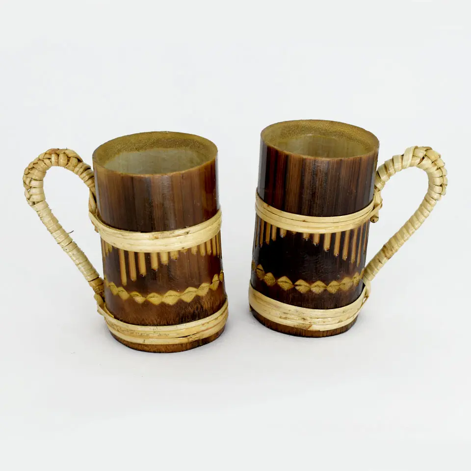 Bamboo Cup Tea Mug (Set of 2)