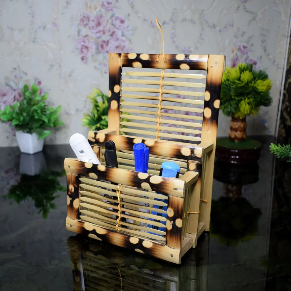 Bamboo Pen Stand for Wall